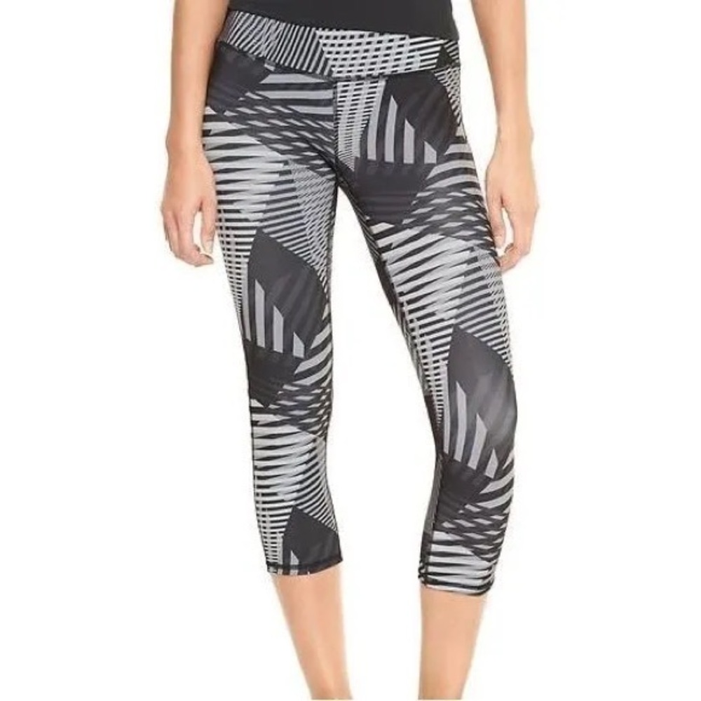Gapfit g fast cropped geometric active leggings xl